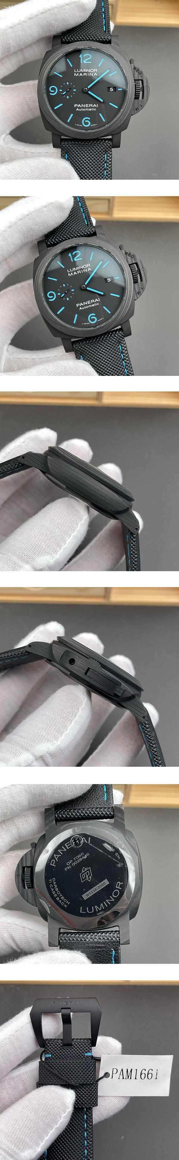 【VS工場】パネライコピー時計 ルミノールマリーナ カーボテック PAM01661 信頼の腕時計ストア